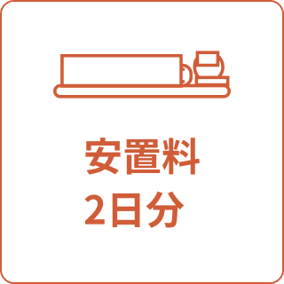 安置料2日分